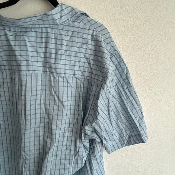Hagger Short Sleeve Button Down‎ Straight Pocket Shirt XL - Picture 5 of 5
